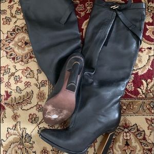 Derek Lam 6.5 Black Leather Tonya Boots